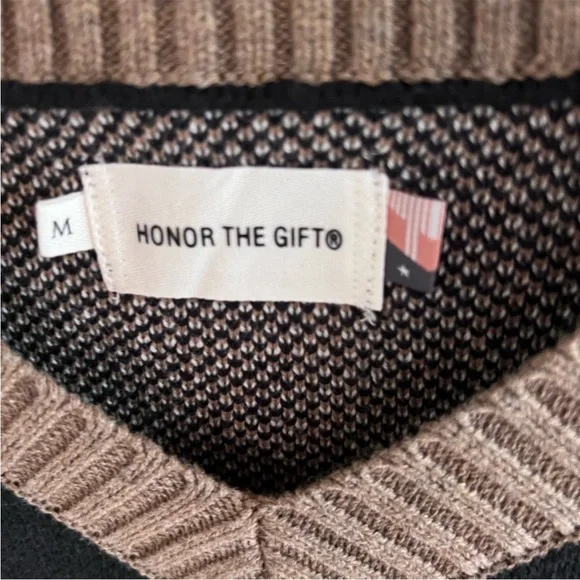 HONOR THE GIFT WOMEN MASCOT SWEATER VEST (BLACK) NWT MEDIUM 031 - Picture 5 of 6